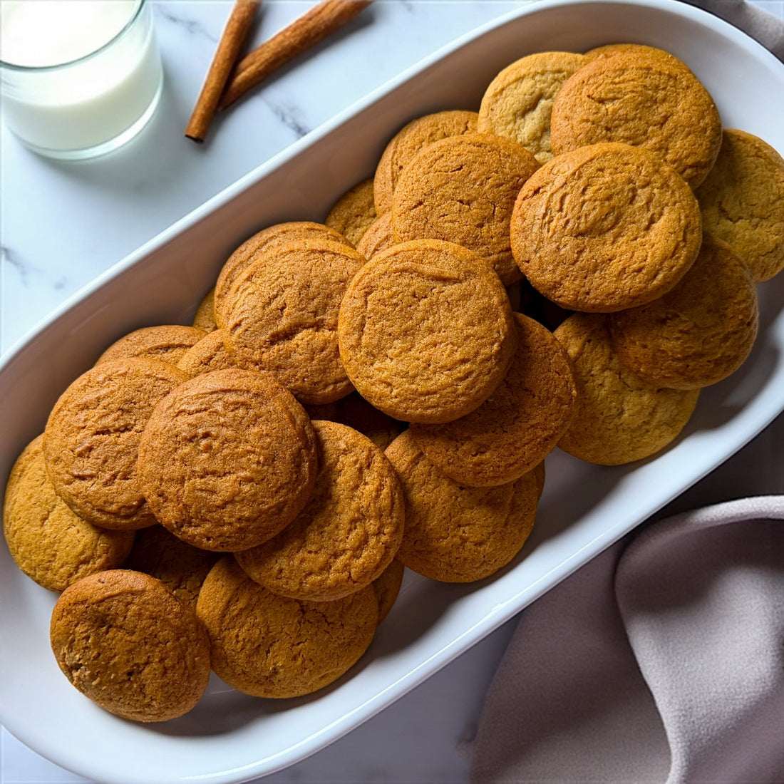 Honey Five-Spice Gingersnap Cookies